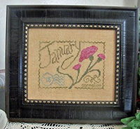 Floral Postcard - January